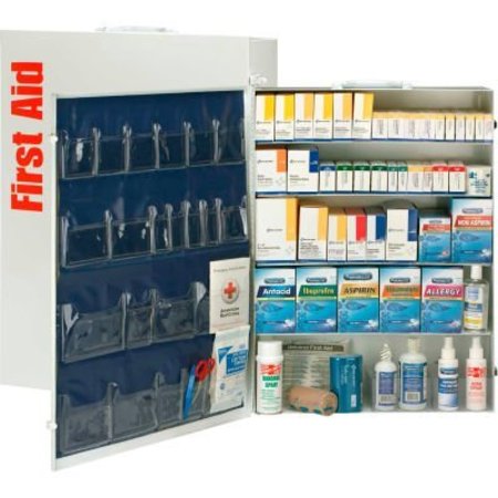 Acme United First Aid Only„¢ 90577 5 Shelf First Aid Kit w/Meds, ANSI Compliant, Class B+, Metal Cabinet 90577